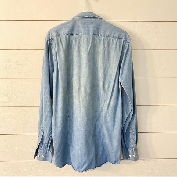 Cargo Crew Denim Button Down Men’s | Large - Picture 6 of 6